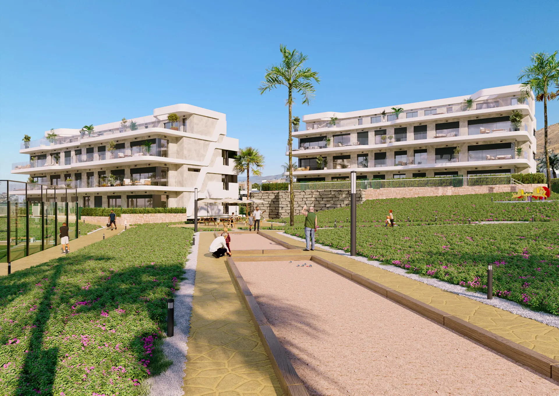 Apartament la parter 2 dorm. în Finestrat 9