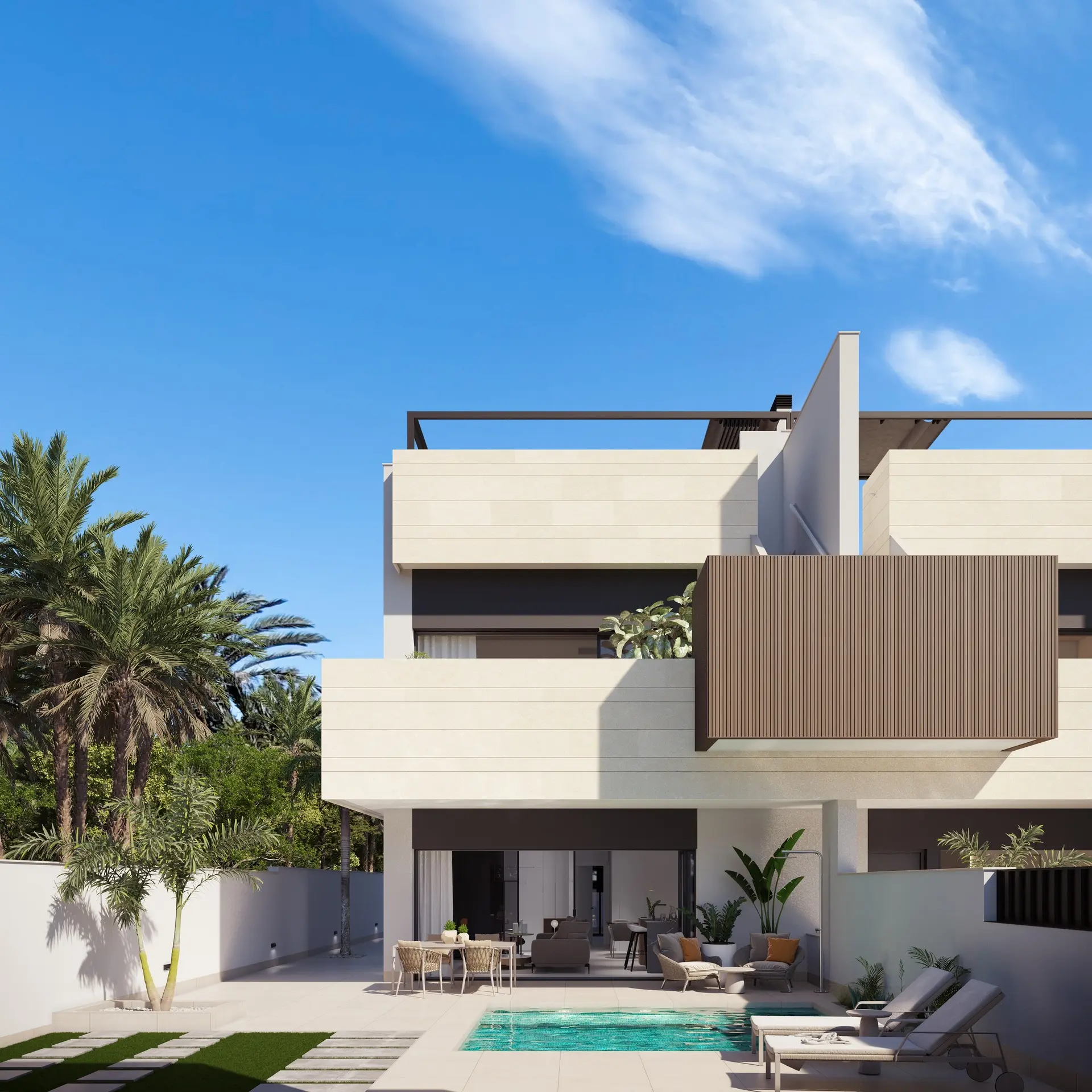 1 Bungalow planta baja en Pilar de la Horadada